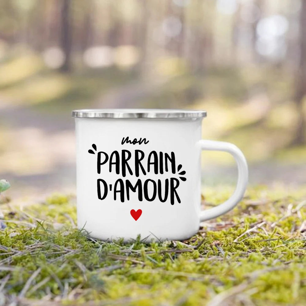 Meilleur Parrain & Marraine – Mugs Émaillés