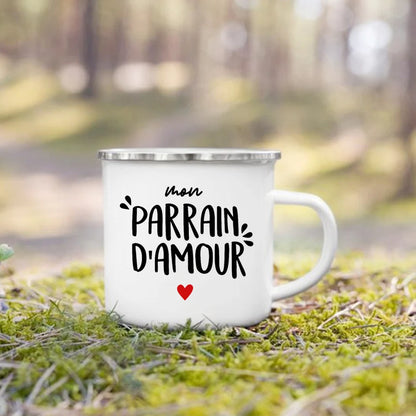 Meilleur Parrain & Marraine – Mugs Émaillés