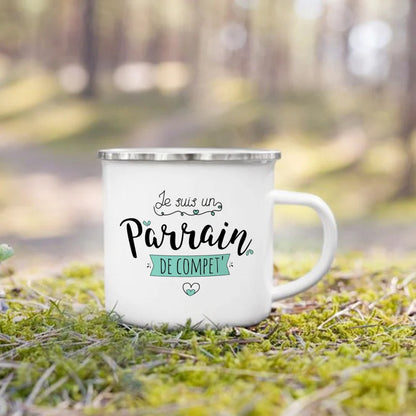Meilleur Parrain & Marraine – Mugs Émaillés