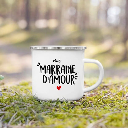Meilleur Parrain & Marraine – Mugs Émaillés