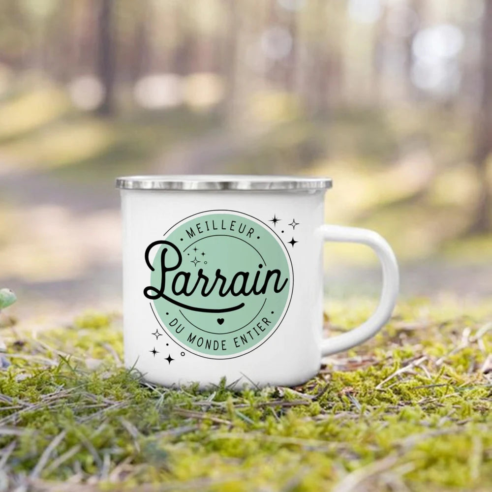 Meilleur Parrain & Marraine – Mugs Émaillés