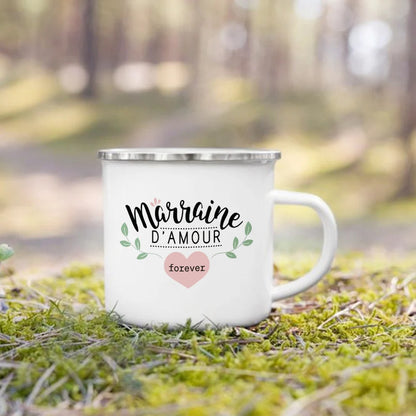 Meilleur Parrain & Marraine – Mugs Émaillés